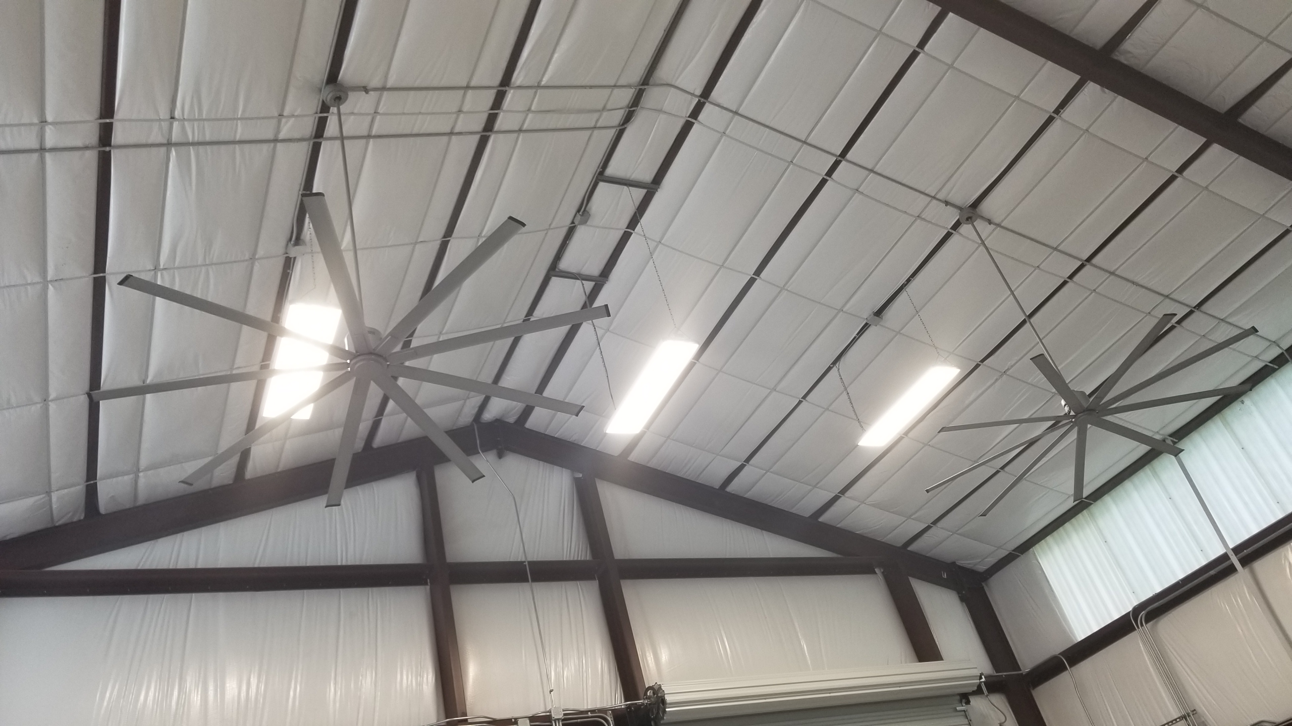 High Bay LED Lights and Large Ceiling Fans
